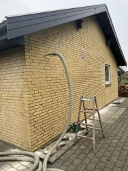 Hulmursisolering i Vonsild syd for Kolding